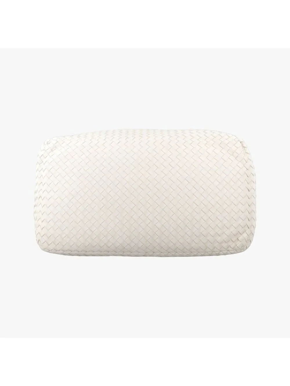 Bottega Veneta Intrecciato White Lambskin Handbag